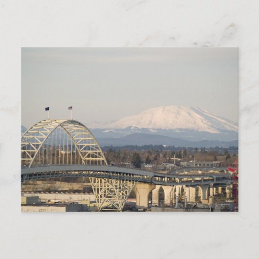 Mt St Helens & Fremont Bridge Briefkaarten (Voorkant)