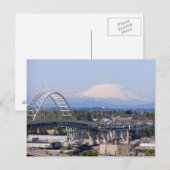 Mt St Helens & Fremont Bridge Briefkaarten (Voorkant / Achterkant)