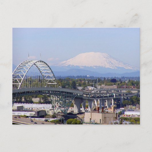 Mt St Helens & Fremont Bridge Briefkaarten (Voorkant)