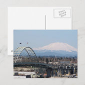 Mt St Helens & Fremont Bridge Briefkaarten (Voorkant / Achterkant)