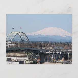 Mt St Helens & Fremont Bridge Briefkaarten