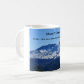 Mt. St. Helens Lava Dome koffie mok (Voorkant links)