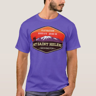 MT St Helens Washington bergbeklimmen badge T-shirt