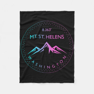 Mt. St. Helens Washington Bergbeklimmen Wandelen C Fleece Deken