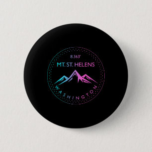 Mt. St. Helens Washington Bergbeklimmen Wandelen Ronde Button 5,7 Cm
