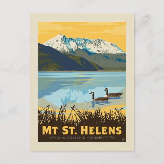 Mt St. Helens | Washington Briefkaart (Voorkant)