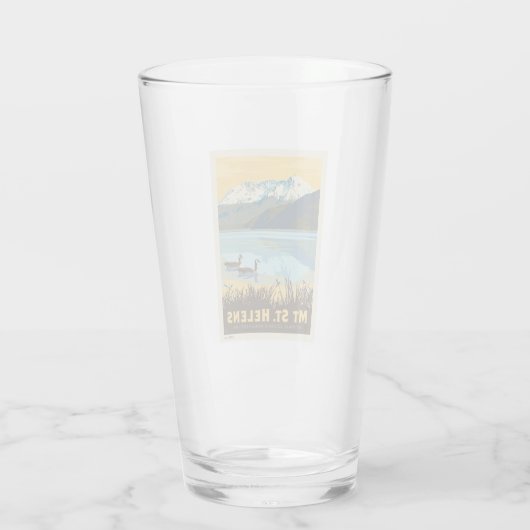 Mt St. Helens | Washington Glas (Achterkant)