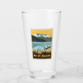 Mt St. Helens | Washington Glas (Voorkant)