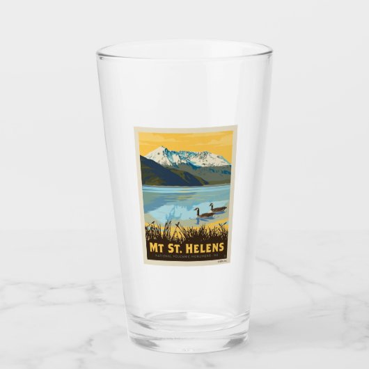 Mt St. Helens | Washington Glas (Voorkant)