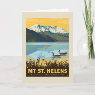 Mt St. Helens   Washington Kaart
