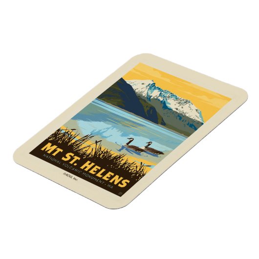 Mt St. Helens | Washington Magneet (Linkerzijde)