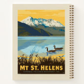 Mt St. Helens | Washington Notitieboek (Achterkant)