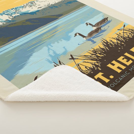 Mt St. Helens | Washington Sherpa Deken (3/4)