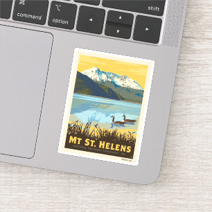 Mt St. Helens   Washington Sticker
