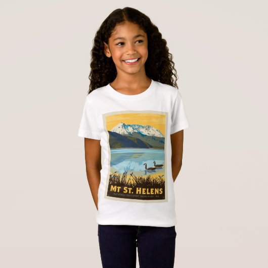 Mt St. Helens | Washington T-shirt (Voorkant volledig)