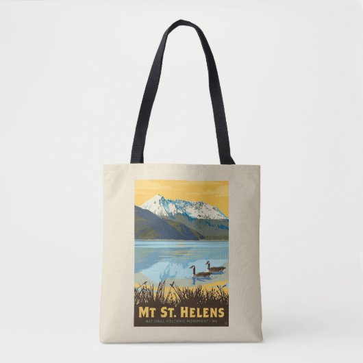 Mt St. Helens | Washington Tote Bag (Voorkant)