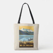 Mt St. Helens | Washington Tote Bag (Achterkant)