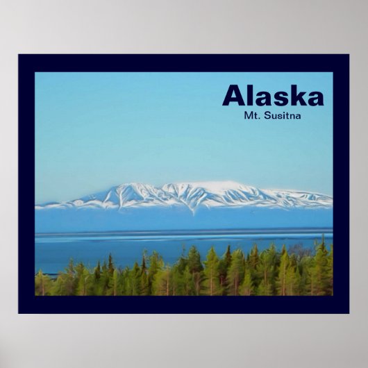 Mt. Susitna Poster (Voorkant)