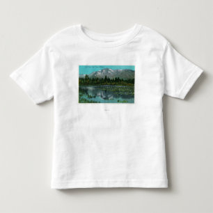 Mt. Tallac en Lake Tahoe, Californië Kinder Shirts