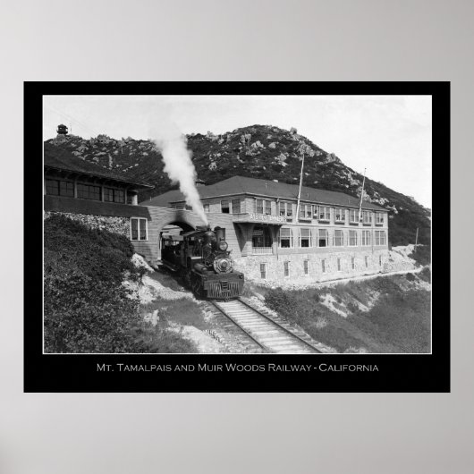Mt Tamalpais & Mill Valley Railway Photo Poster (Voorkant)