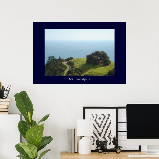 Mt Tamalpais Poster (Thuiskantoor)