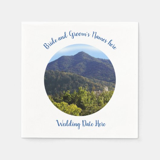 Mt Tamalpais  servetten (Voorkant)