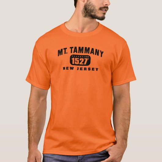 Mt. Tammany - Blaze Oranje T-shirt (Voorkant)