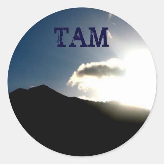 mt-team: TAM Ronde Sticker (Voorkant)