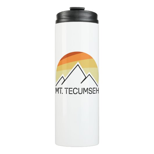 Mt. Tecumseh New Hampshire Retro Thermosbeker (Voorkant)