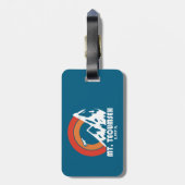 Mt. Tecumseh New Hampshire Sun Eagle Bagagelabel (Achterkant verticaal)