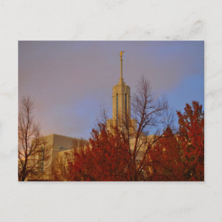 Mt. Timpanogos LDS Mormon Temple, Utah Briefkaart