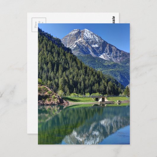Mt. Timpanogos - Reservoir Tibble Fork - Utah Briefkaart (Voorkant / Achterkant)