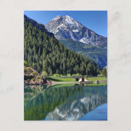 Mt. Timpanogos - Reservoir Tibble Fork - Utah Briefkaart (Voorkant)
