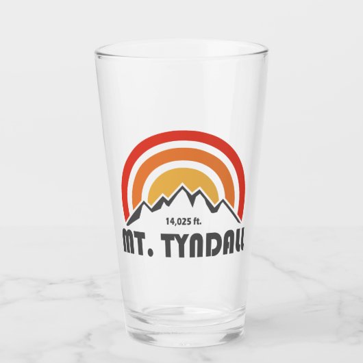 Mt. Tyndall California Glas (Voorkant)