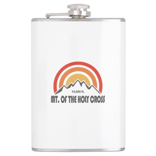 Mt. van het Heilige Kruis Heupfles (Voorkant)