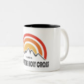 Mt. van het Heilige Kruis Tweekleurige Koffiemok (Voorkant rechts)