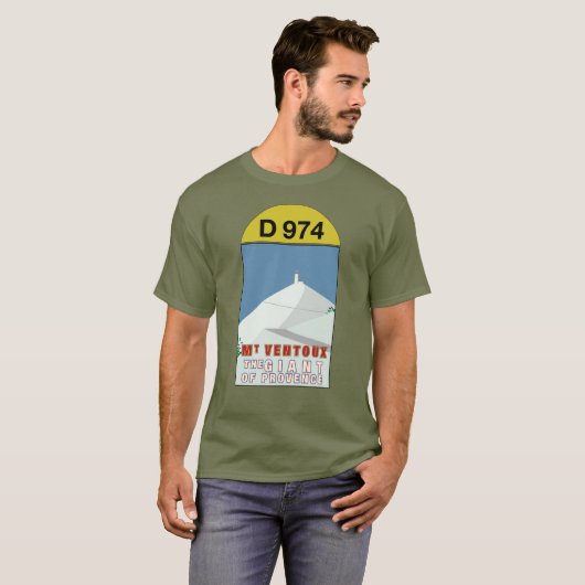 MT VENTOUX Giant of Provence T-shirt (Voorkant volledig)
