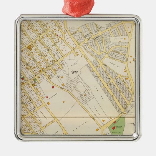 Mt Vernon 1 Metalen Ornament (Voorkant)