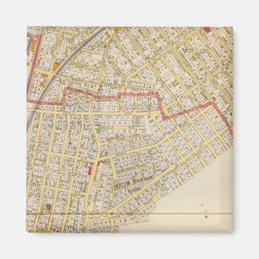 Mt Vernon Atlas Map Magneet (Voorkant)