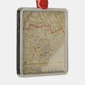 Mt Vernon Atlas Map Metalen Ornament (Rechts)
