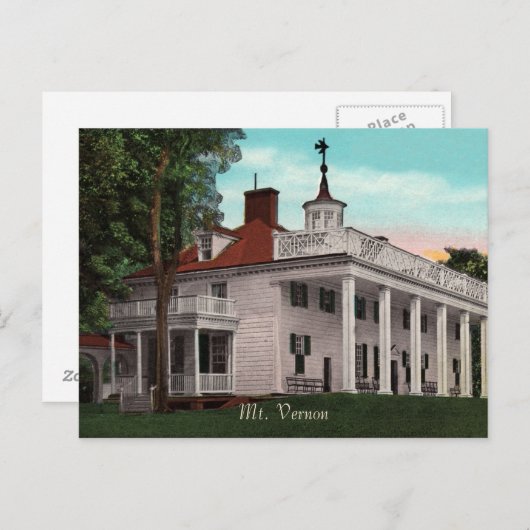 Mt. Vernon  Briefkaart (Voorkant / Achterkant)