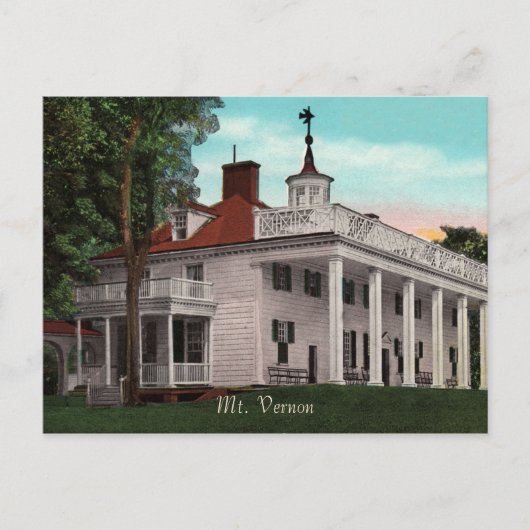 Mt. Vernon  Briefkaart (Voorkant)