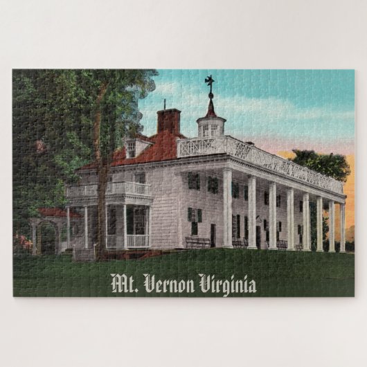 Mt. Vernon Large Puzzle Legpuzzel (Horizontaal)