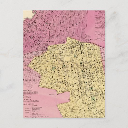 Mt Vernon, NY Briefkaart (Voorkant)