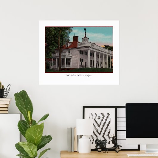 Mt. Vernon Vintage Poster (Thuiskantoor)