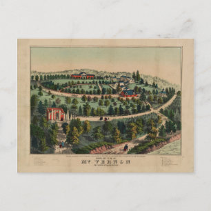 Mt. Vernon, Virginia (1859) Briefkaart