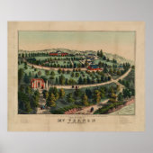 Mt. Vernon, Virginia (1859) Poster (Voorkant)