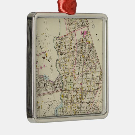 Mt Vernon ward 5, Pelham, New York Metalen Ornament (Rechts)