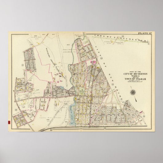 Mt Vernon ward 5, Pelham, New York Poster (Voorkant)