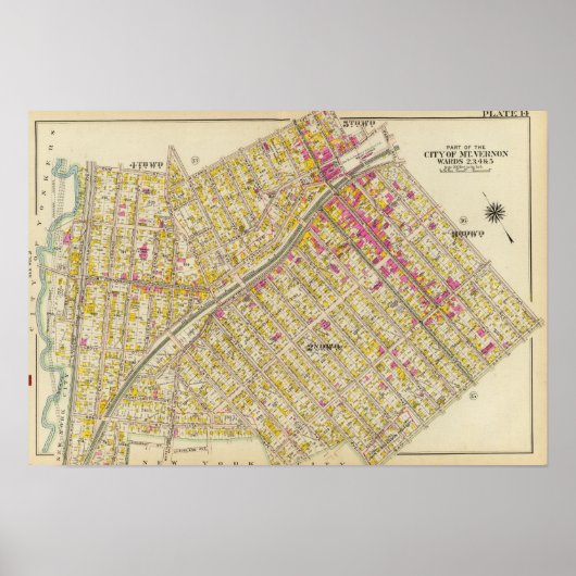 Mt Vernon wards 2-5, New York Poster (Voorkant)